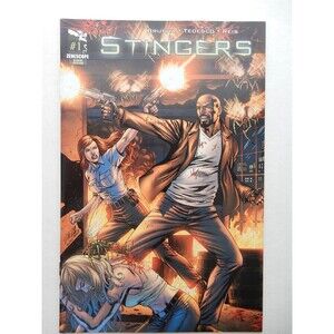 Stingers 1 Zenescope Comics with AL RIO c. Sci-Fi Aliens Invasion UFO Comic Book